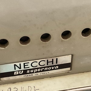 Necchi BU Supernova Sewing Machine Parts, Tension, Thread Guides, Bobbin, Flywheel