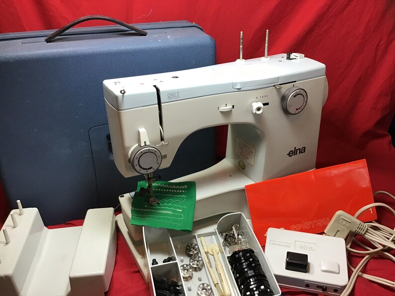 Elna 62C SU Sewing Machine with Accessories and Case Free Etsy