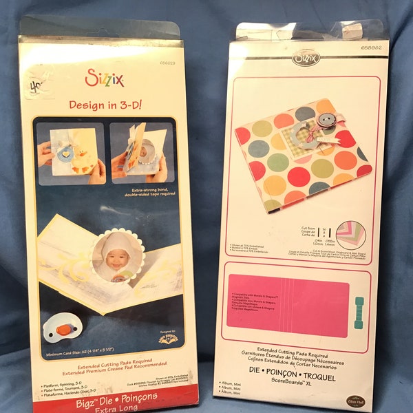 Sizzix Bigz Extra Long Dies, Platform, 3D, Album