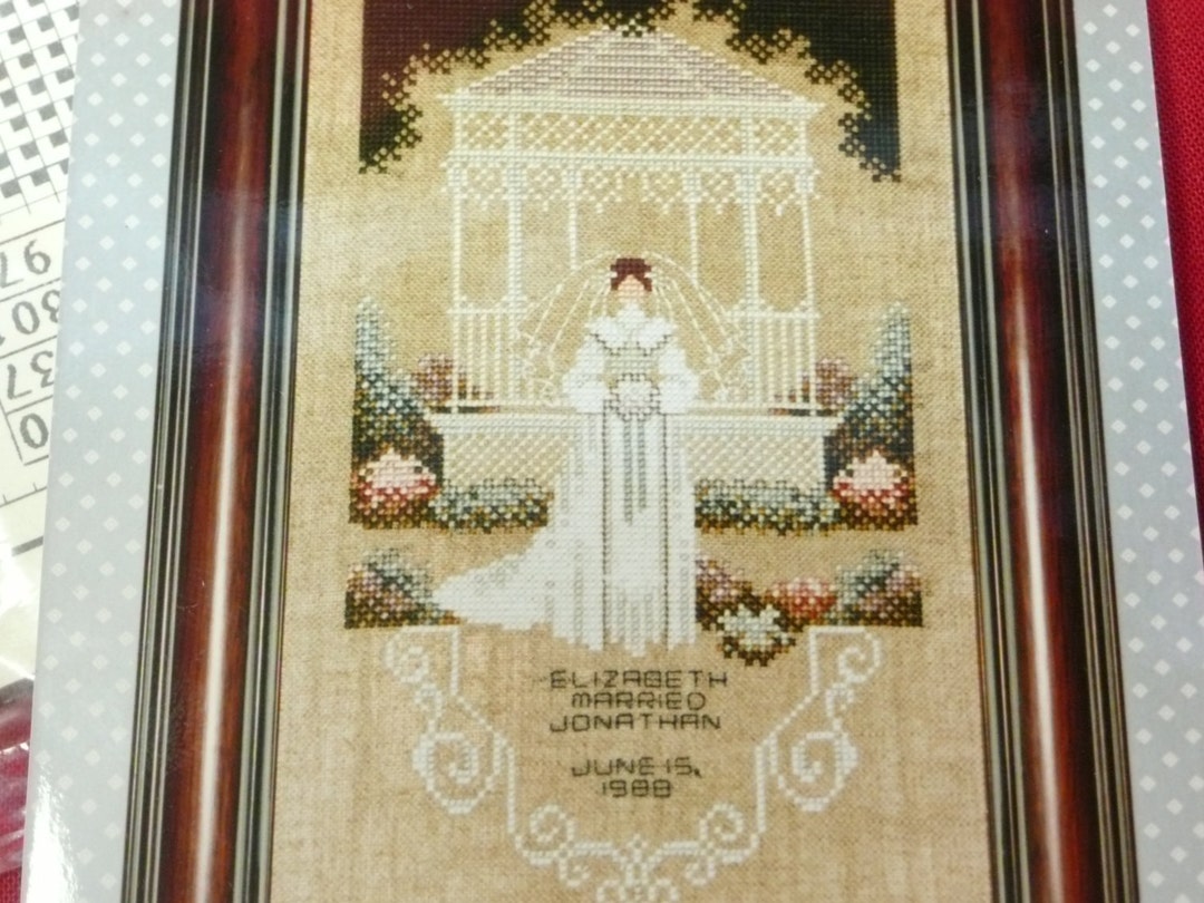 Told in A Garden Cross Stitch Patterns Wedding Victorian Etsy