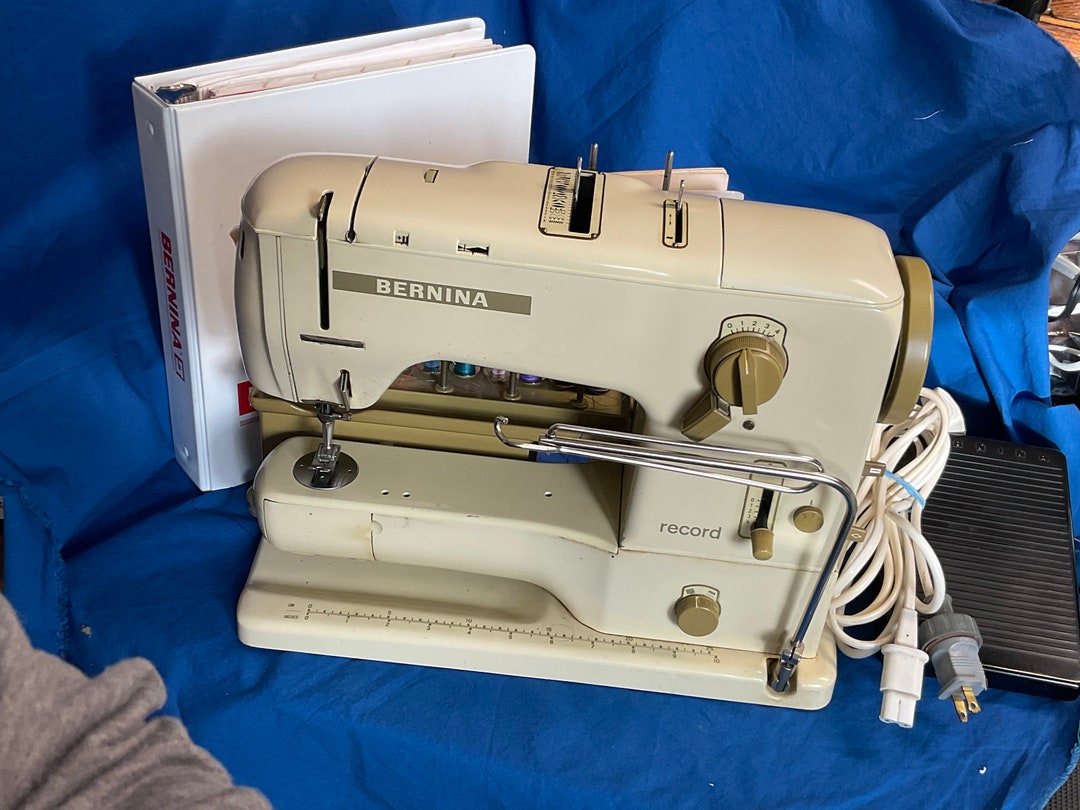 Bernina 730 Sewing Machine, Notebook, Manual, Accessories, Case, Knee Lift, Extension Etsy