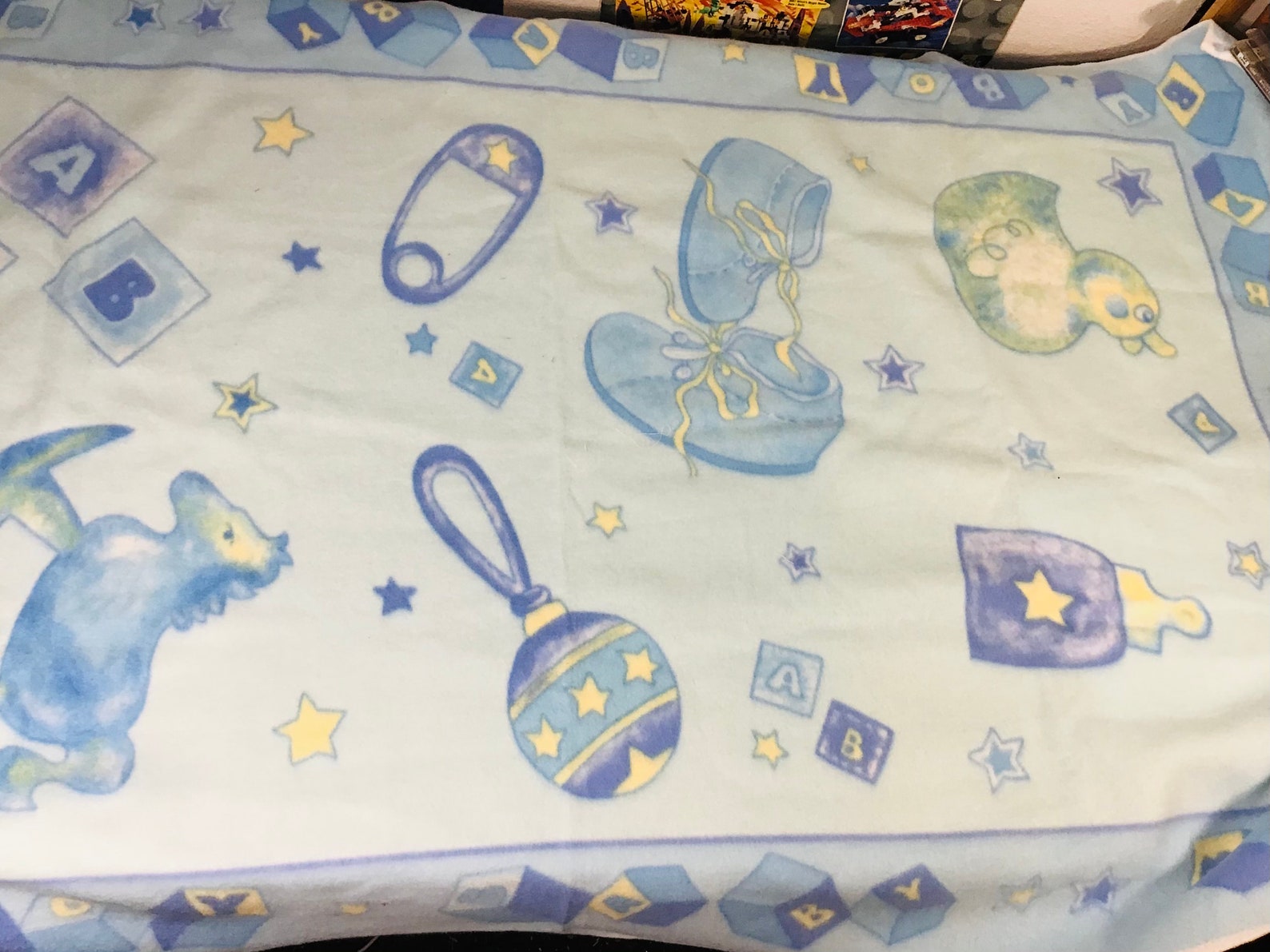 Joanns Fleece Baby Blanket Panels With Softies S3 Etsy