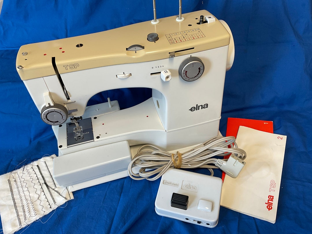 Elna 72C TSP Sewing Machine With Accessories, Case, Manual, Free Arm Etsy
