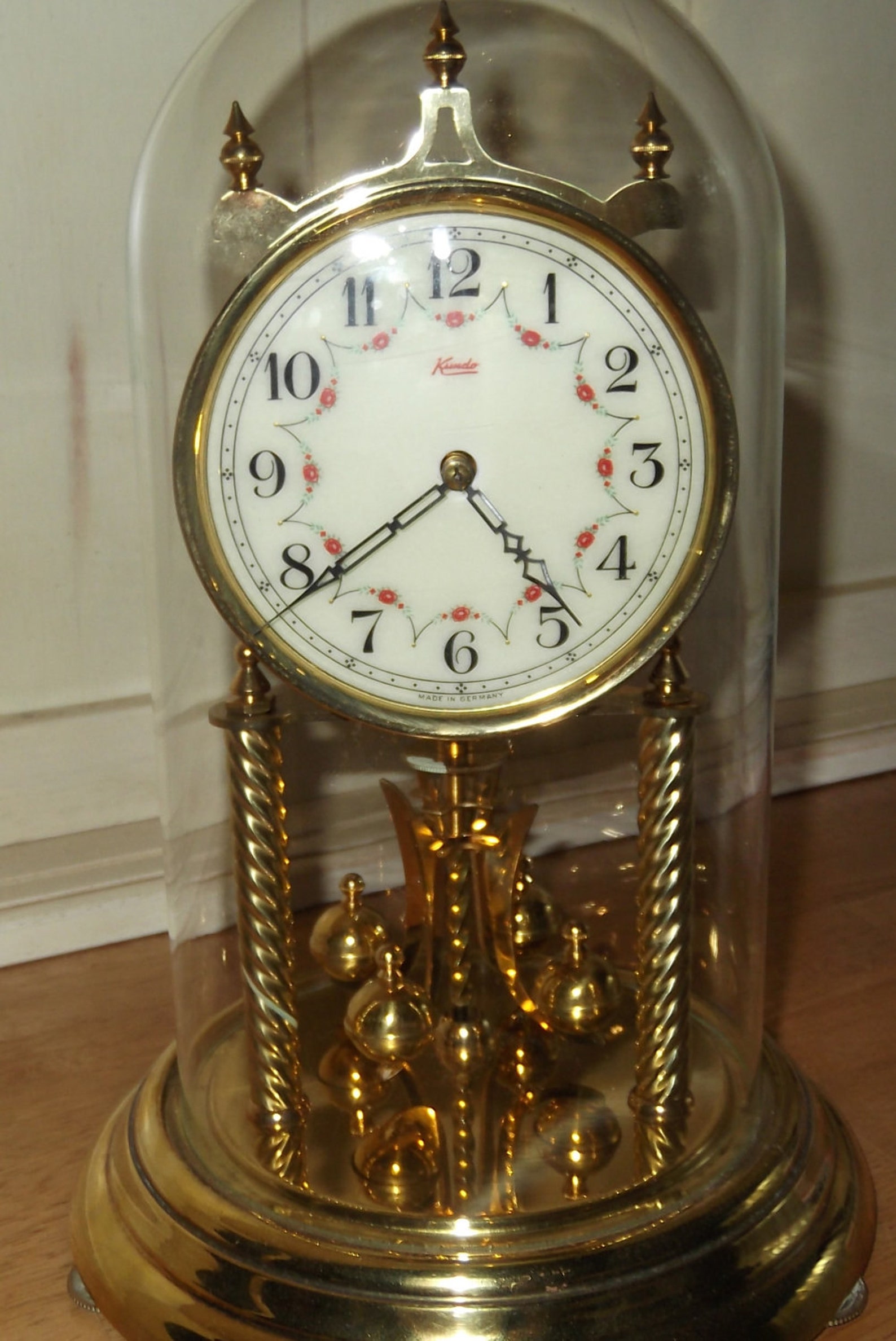 Kundo Wind Up 400 Day Anniversary Clock with Key / Mantle Etsy