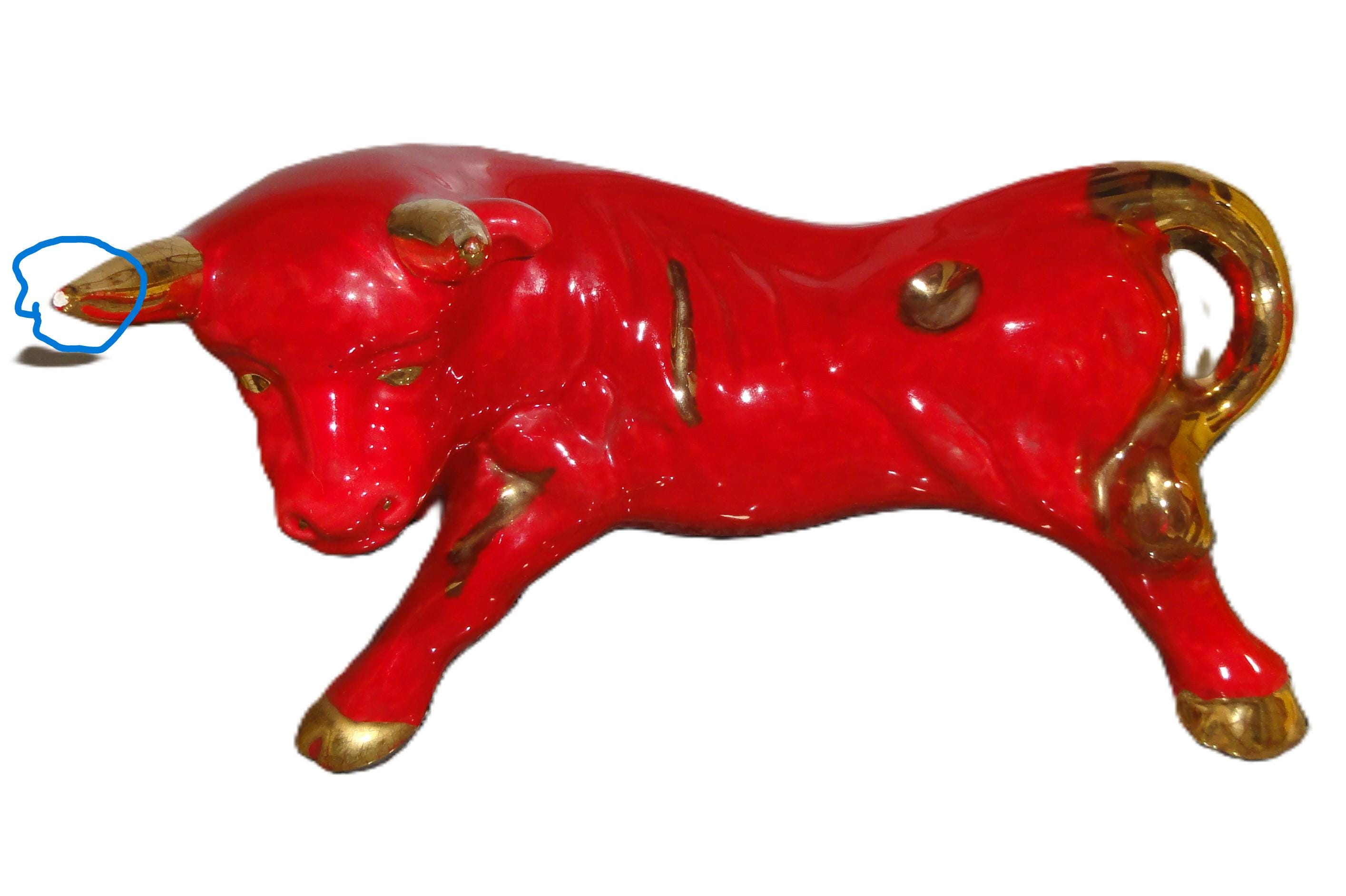 Red Bull Statue - Etsy