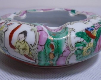 Vintage Porcelain Ashtray Hand Painted Stoneden Ashtray