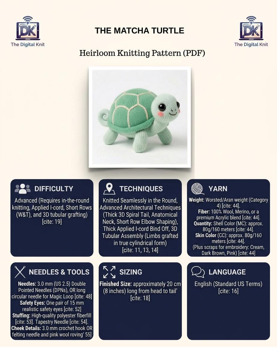 Knitted Turtle Shell Pattern Knitting Pattern Turtle, Sea Turtle Toy Knit Pattern PDF, Seamless ...