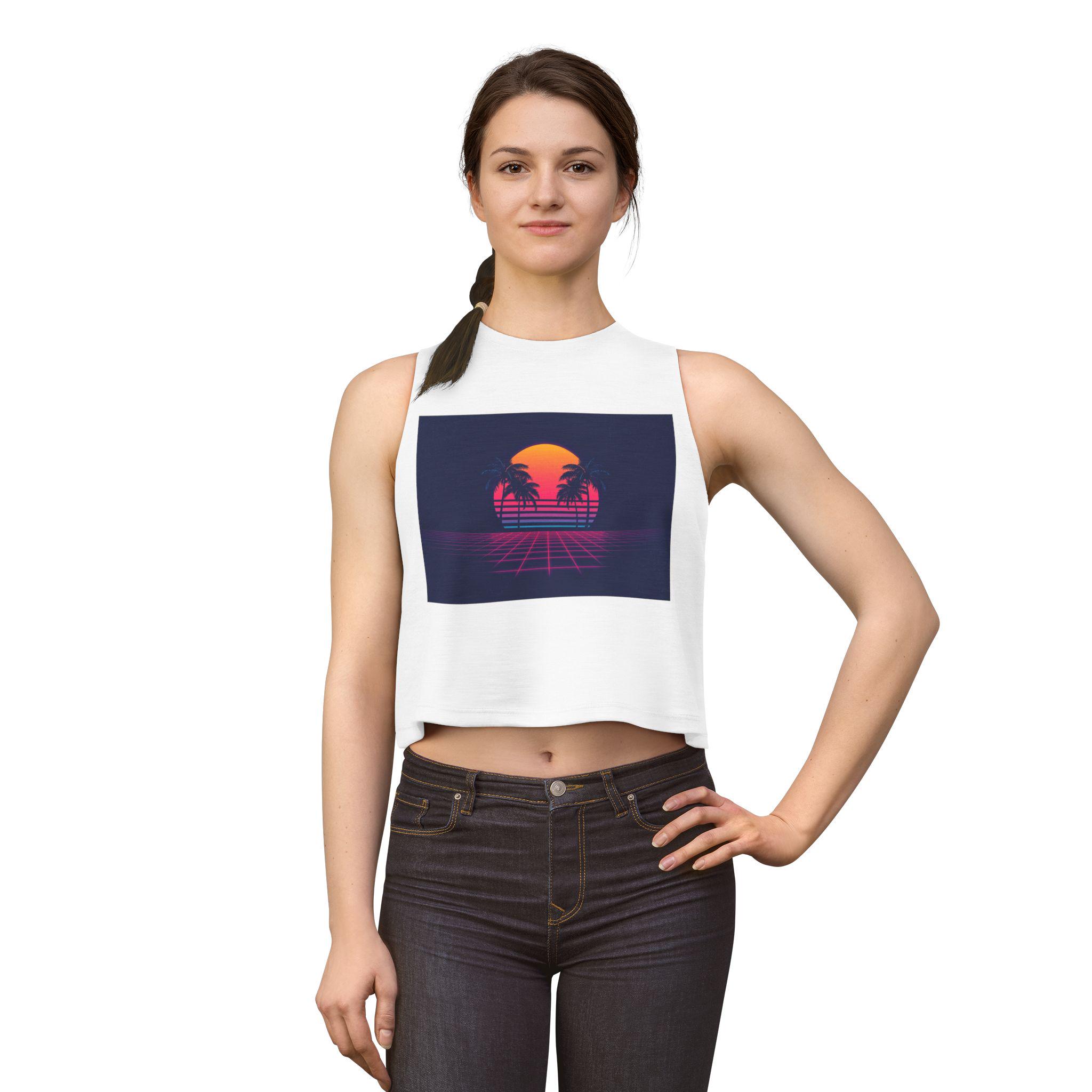 80s Aloha Crop Top - Etsy display picture 1