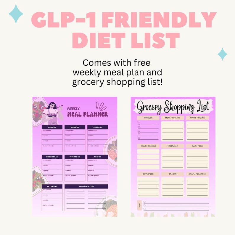 Picture Idea: Glp 1 Diet Guide Foods To Eat Avoid Pdf Download
