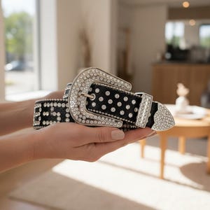 Y2k Rhinestone Belts - Etsy Ireland display picture 3