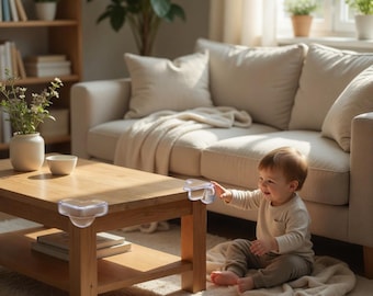 Hoekbeschermers voor baby's – transparante pvc-randbeveiligingen voor meubels (12 stuks)