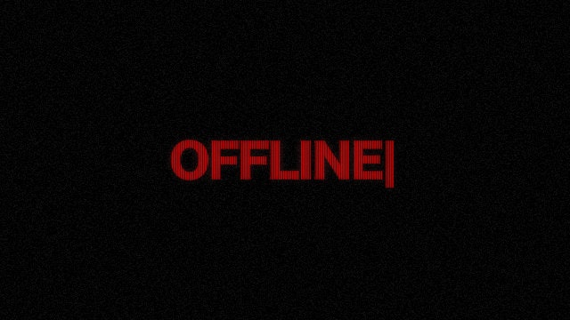 Red Static Glitch - Conjunto de 3 telas animadas para Twitch Streaming