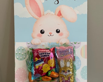 Caja de golosinas del conejito de Pascua