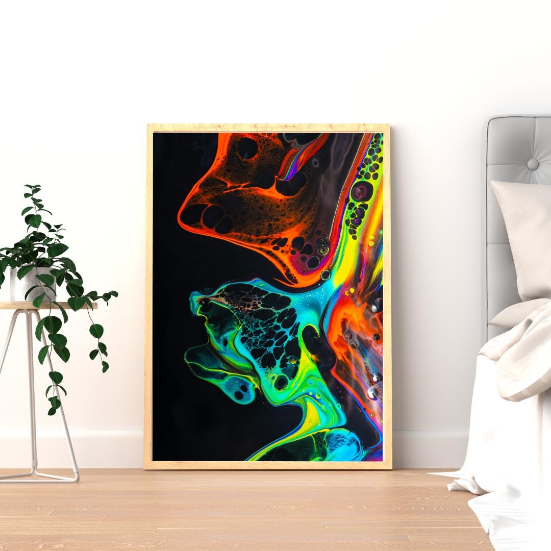 Abstract Printable Wall Decor - Etsy