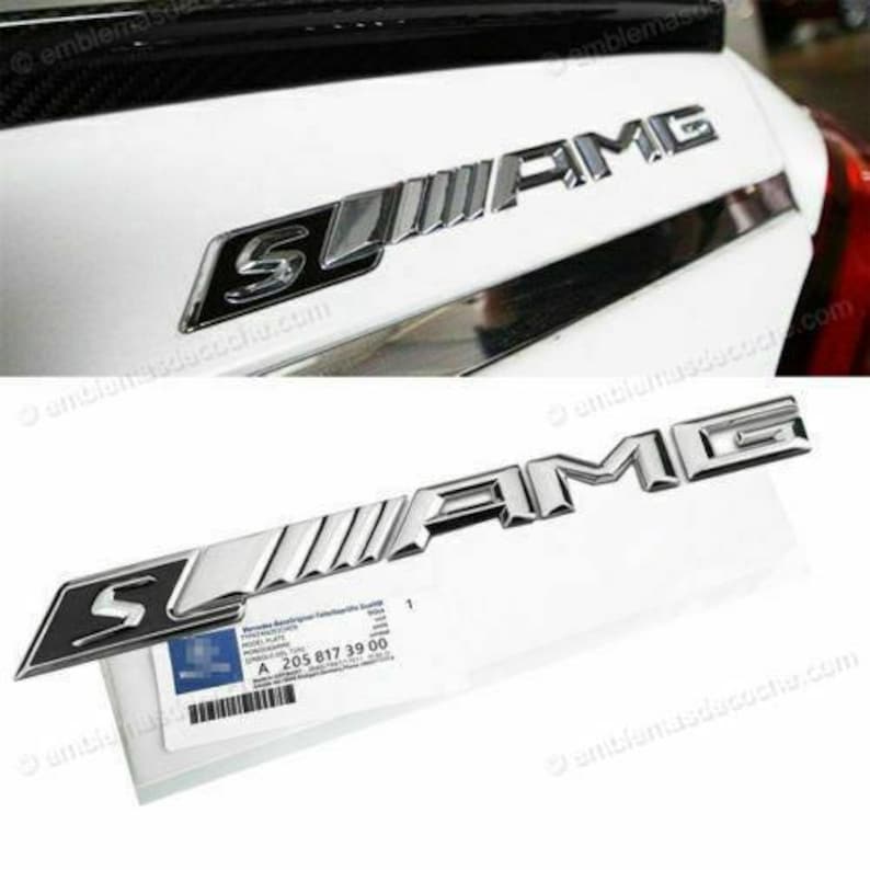 S550 Amg Rear Decals Mercedes Benz AMG S Logo Tailgate Emblem Sticker - Etsy