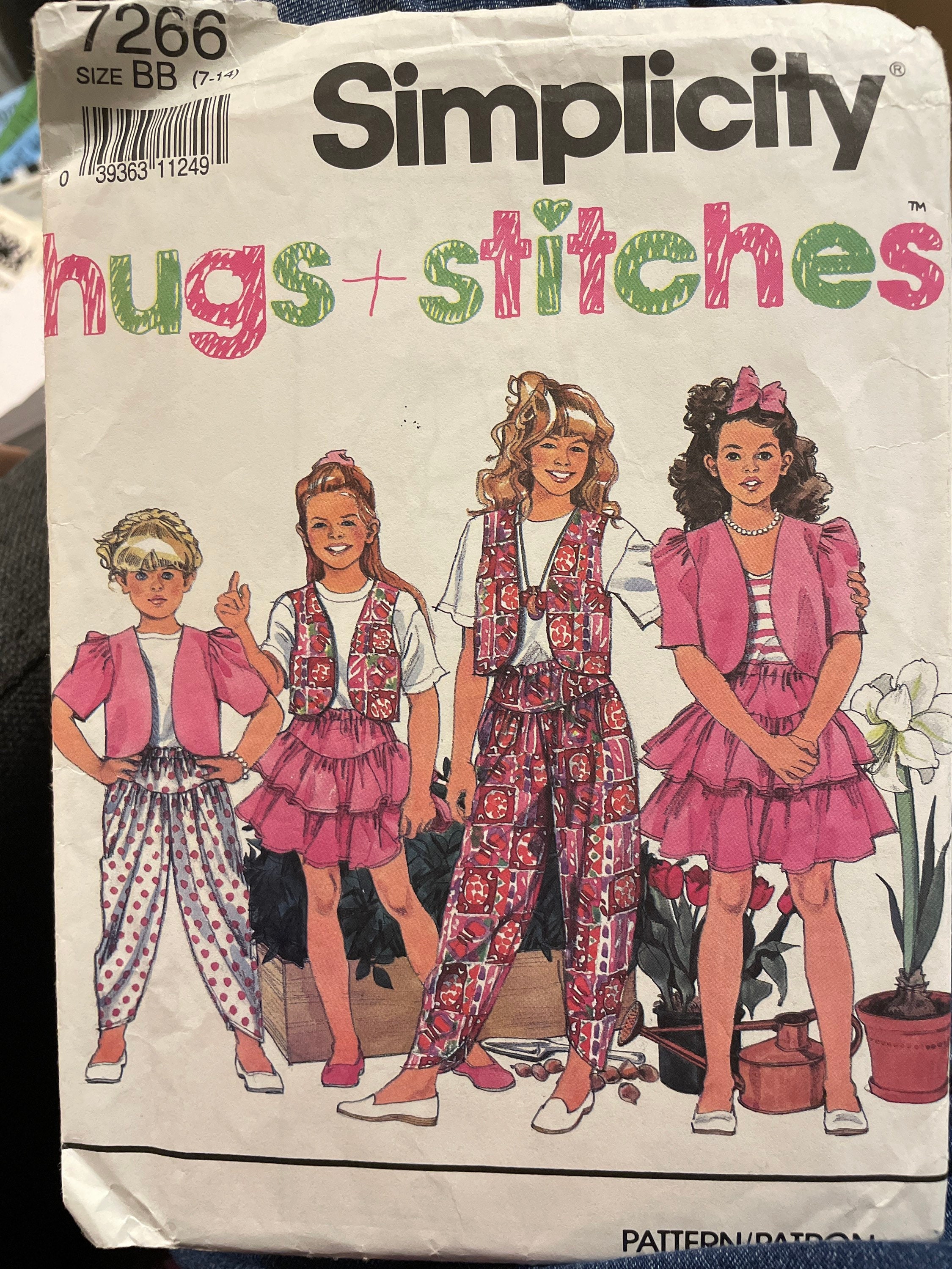 Craft Supplies & Tools Kits & How To Patterns Set of Top Simplicity ...