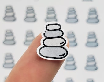 Adesivo para Agenda | Meditação Zen Yoga