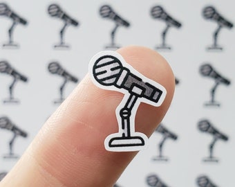 Planner Sticker | Podcast Microphone