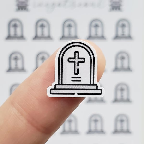 Planner Sticker | Headstone / Tombstone