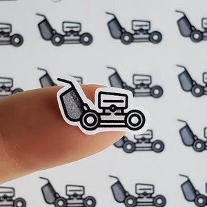 Planner Sticker | Lawn Mower