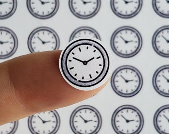 Planner Sticker | Clock, Reminder Sticker, Time Clock Sticker, Appointment Reminder