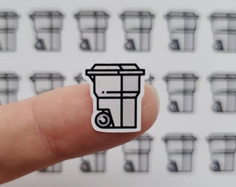 Planner Sticker | Trash Can