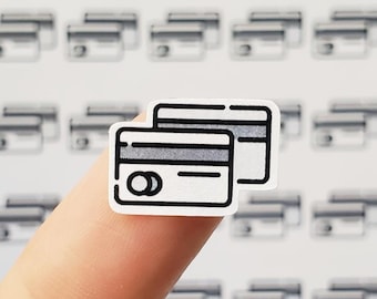 Naklejka do planera | Karta kredytowa, Planowanie finansowe, Narzędzia budżetowe, FPU, Śledzenie rachunków