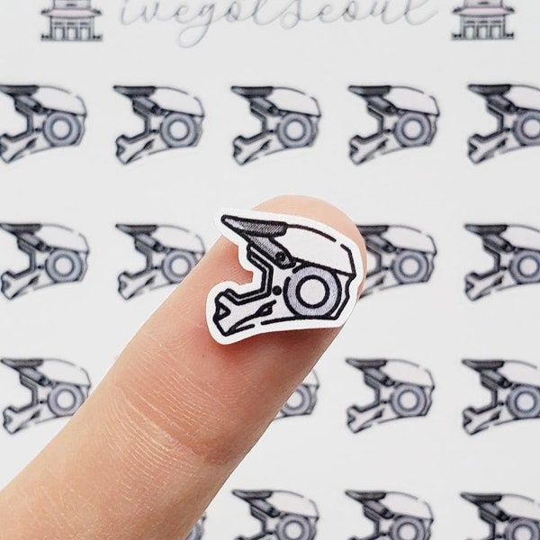 Planner Sticker | BMX Dirt Bike Helmet