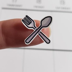 Planner Sticker | Fork and Spoon - Meal Planning