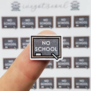 Planer Aufkleber | Keine Schule