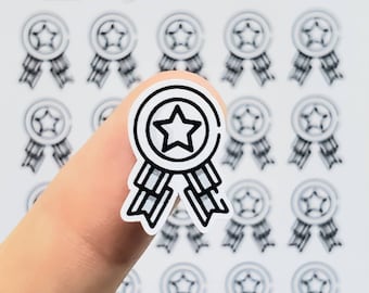 Award Ribbon Icon Sticker | Merit Award Planner Sticker | Small Win ...