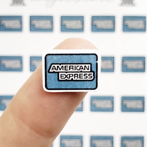 Pegatina de planificador / Tarjeta de crédito AmEx