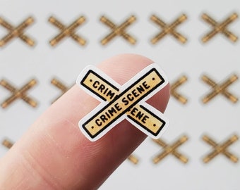 Planner Sticker | Crime Scene Tape, Crime Shows, Crime Podcasts