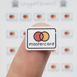Pegatinas para planificador / Tarjeta de crédito MasterCard