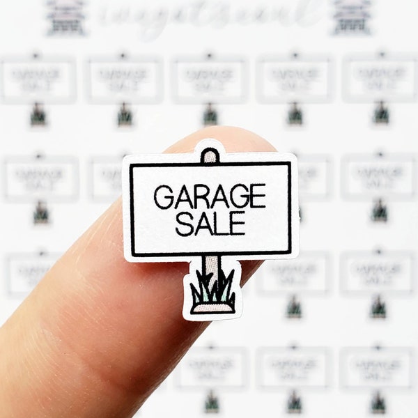 Planner Sticker  | Garage Sale Sign