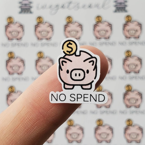 Planner Sticker | No Spend