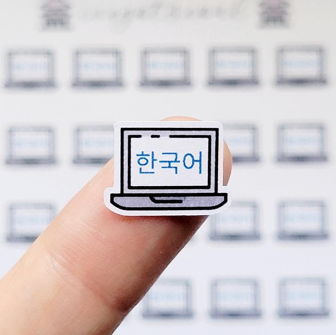 Planner Stickers Korean Lessons - Etsy