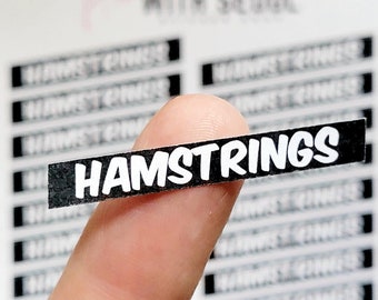 Planner Stickers | Hamstrings