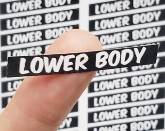 Planner Sticker | Lower Body Workout