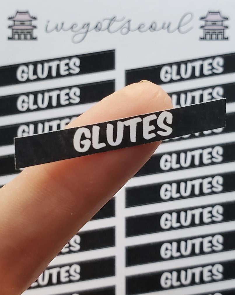 Planner Sticker | Glutes