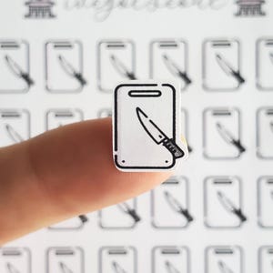 Planner Sticker | Meal Prep Cutting Board, Meal Prep Reminder, Meal Prep Day