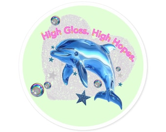 MCBLING 2YK Round Stickers | Indoor Outdoor