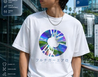 Broken Frutiger Aero CD T-Shirt | Windows XP Bliss Graphic Tee | Y2K Tech Nostalgia Shirt | Frutiger Metro Aesthetic | Holographic Disc