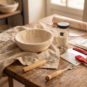Complete Sourdough Bread Baking Kit – Artisan Set for Homemade Bread Lovers