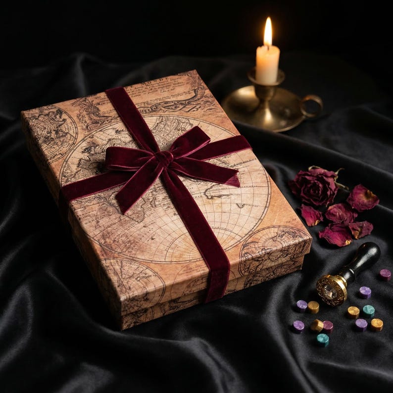Calligraphy Set Gift Box: Feather Quill Pen, Ink Dip Writing Kit Old ...