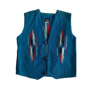 Vintage Chimayo Ortega Vest - Etsy