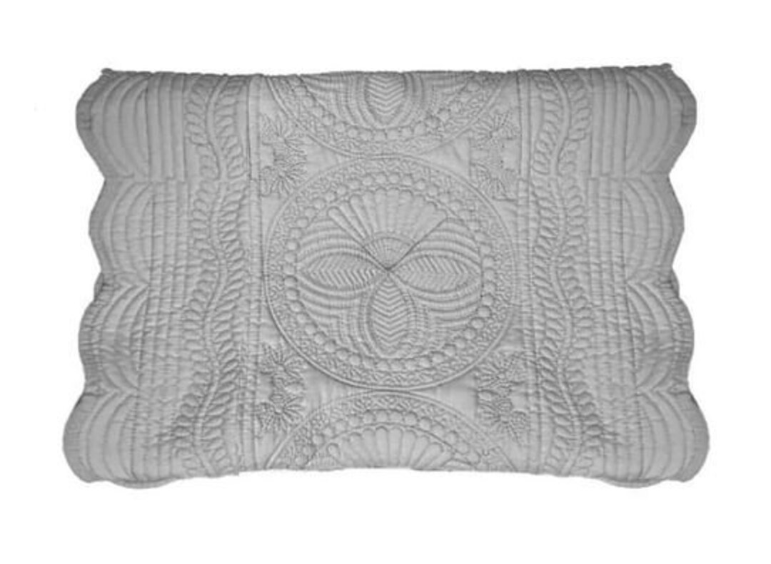 Quilted Table Runner Grey Table Quilt Buffet Table Runner Farm House