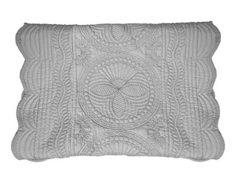 Quilted Table Runner Grey - Table Quilt - Buffet Table Runner - Farm House Table Runner - House Warming Gift - Personalized Table Runner