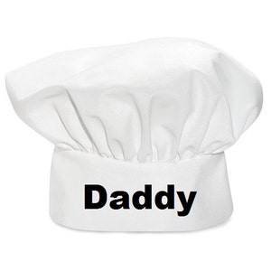 Personalized Chef Hat, Embroidered Chef Hat image 2