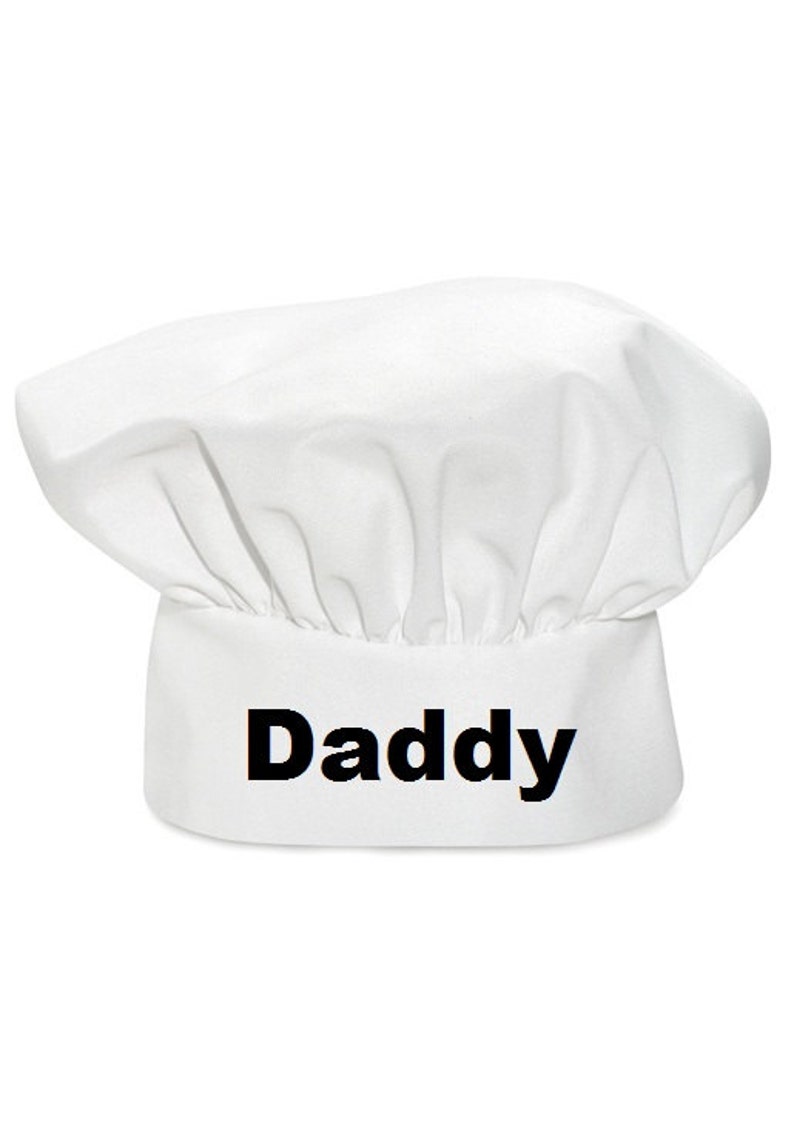 Personalized Chef Hat, Embroidered Chef Hat image 2